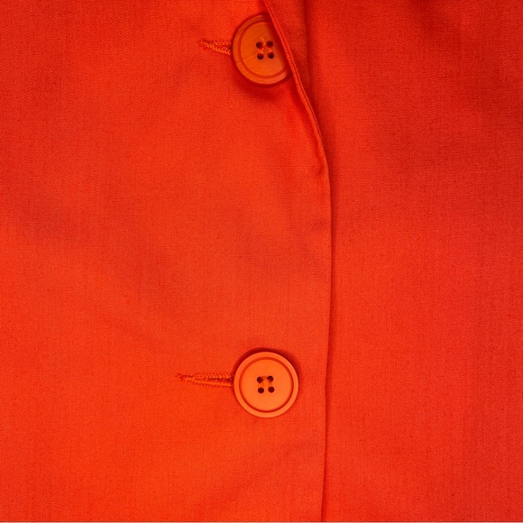 Vintage Koret Two Button Long Sleeve Blazer - Orange - Picture 7 of 15